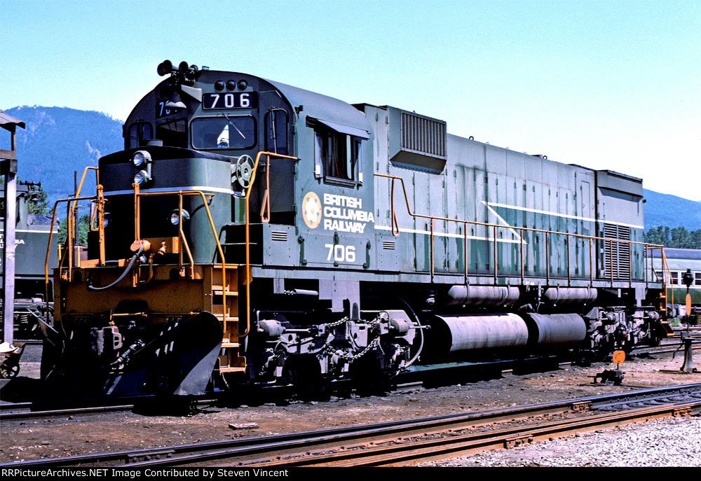 British Columbia Railway M630 BCOL #706